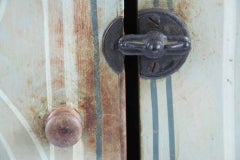 19th Century Massachusetts Pine Cupboard in Original Paint Decoration