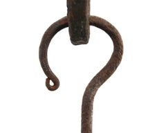 Late 18th Century Forged Iron Chandelier