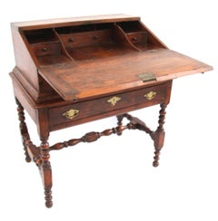 New England William and Mary Desk on Frame