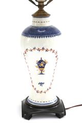 Pair of 18th Century Chinese Porcelain Lamps