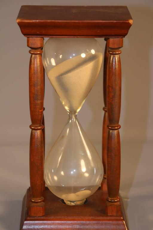 Late 19th Century SandFilled Hourglass For Sale at 1stdibs