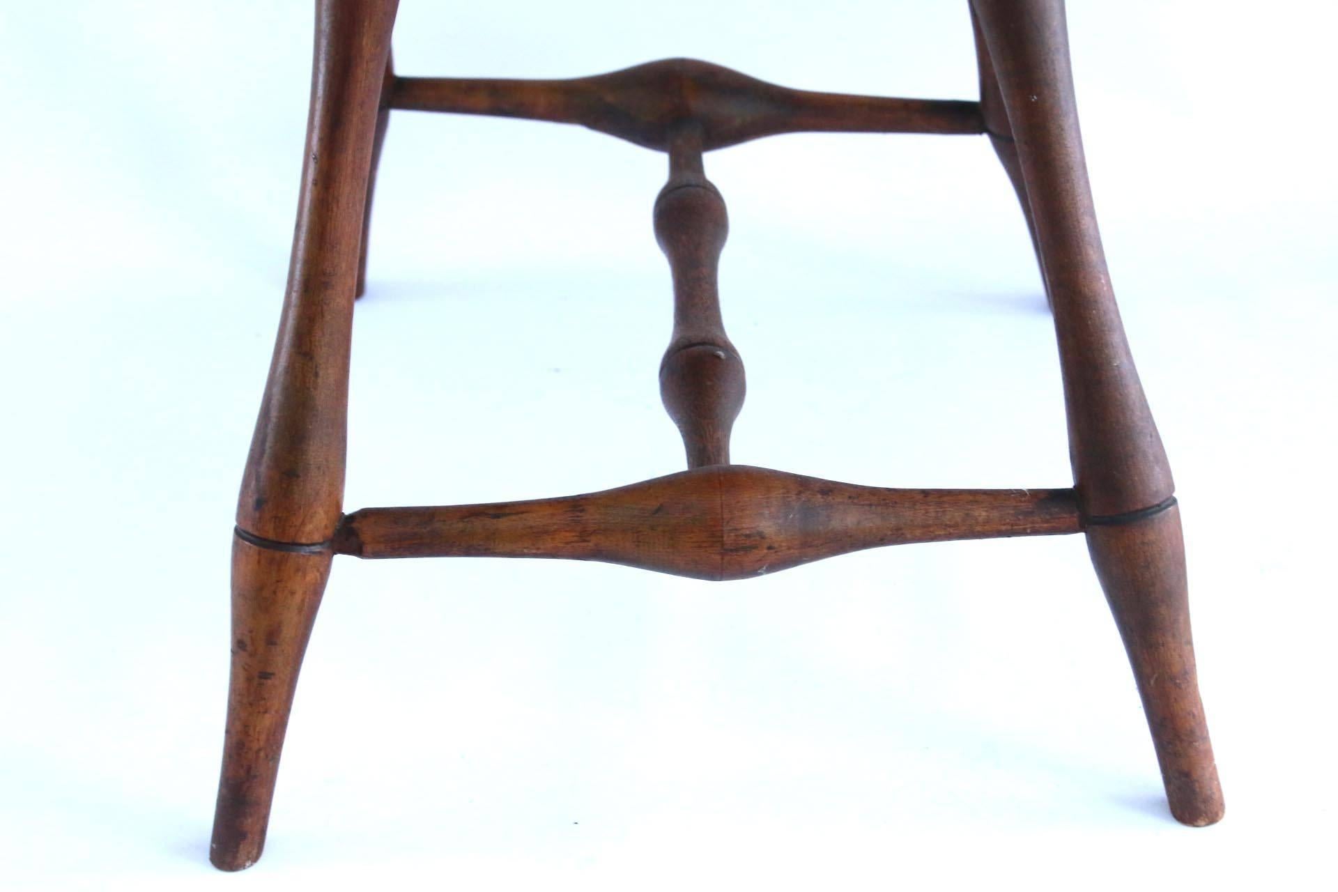 Late 18th Century Rhode Island Nine Spindle Windsor Armchair 3