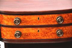 19th Century Federal Mahogany and Bird's-Eye Maple Sewing Stand