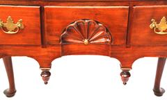 Connecticut 18th Century Queen Anne Cherrywood Lowboy