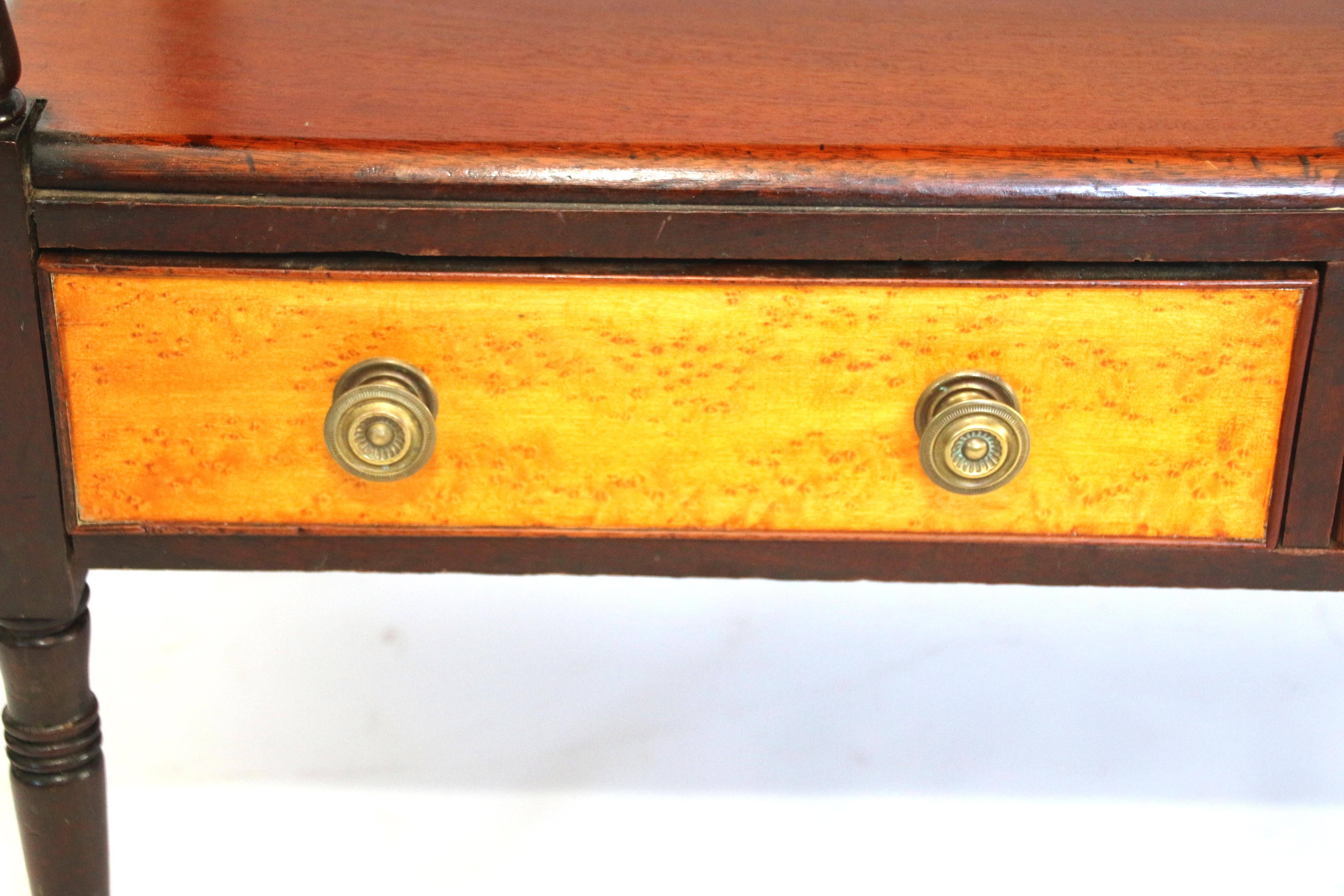 Birdseye Maple Early 19th Century Sheraton Diminutive Server or Butler's Table For Sale