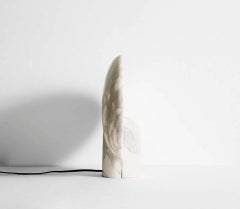 Arabescato Marble Table Lamp by Henry Wilson, Art Nouveau Style