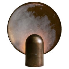 Contemporary Blackened Bronze Surface Sconce