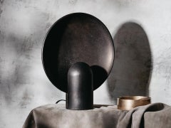 Contemporary Blackened Bronze Surface Sconce