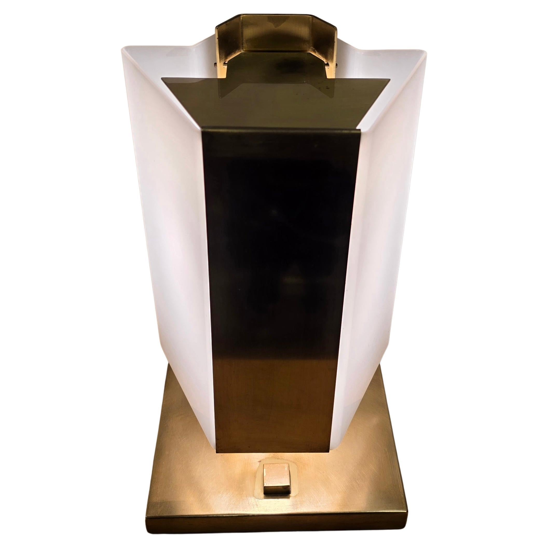 Lampe de table en laiton Lars-Gunnar Nordström, Metallimestarit, 1970. en vente
