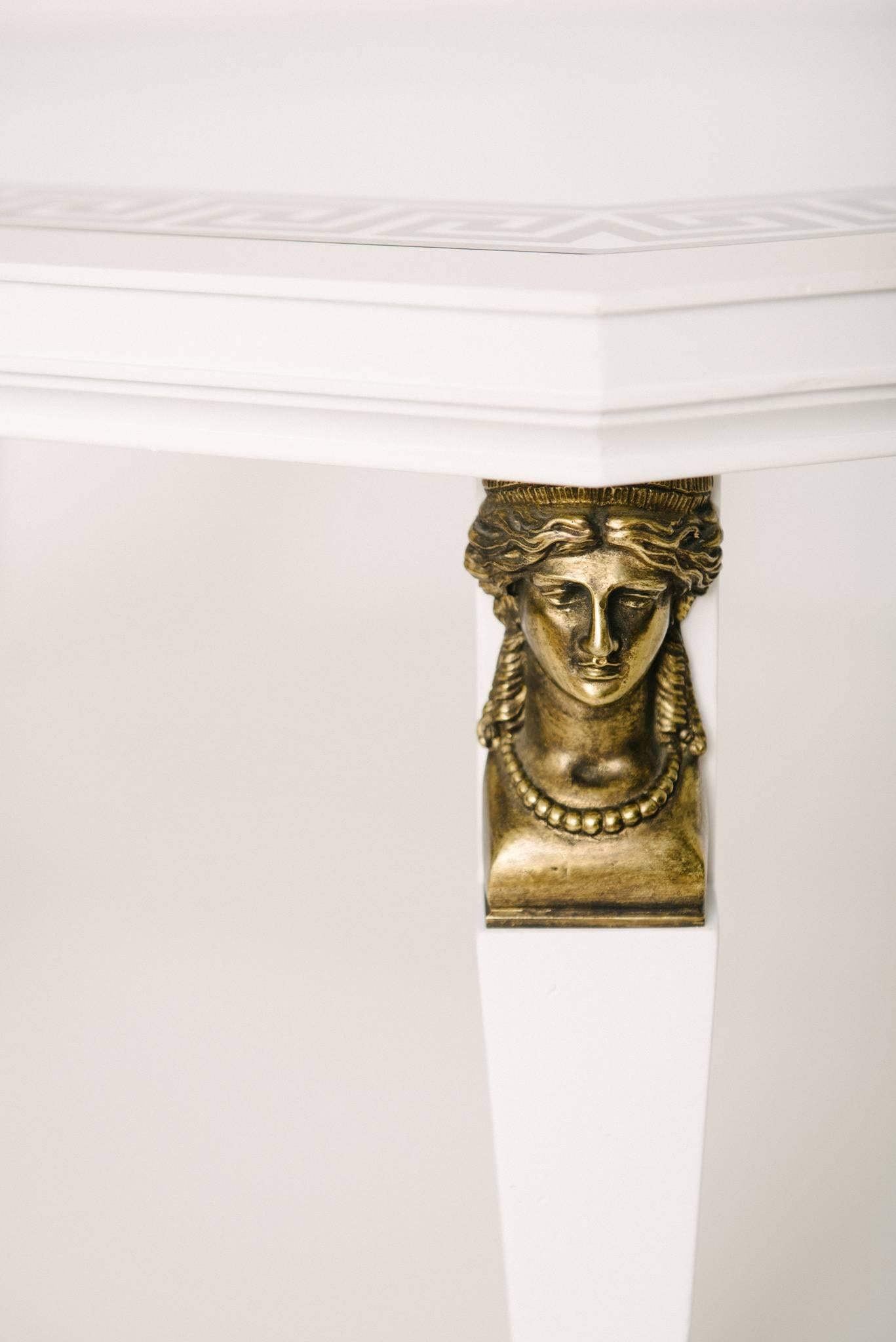 Painted Baker Octagon Cocktail Table