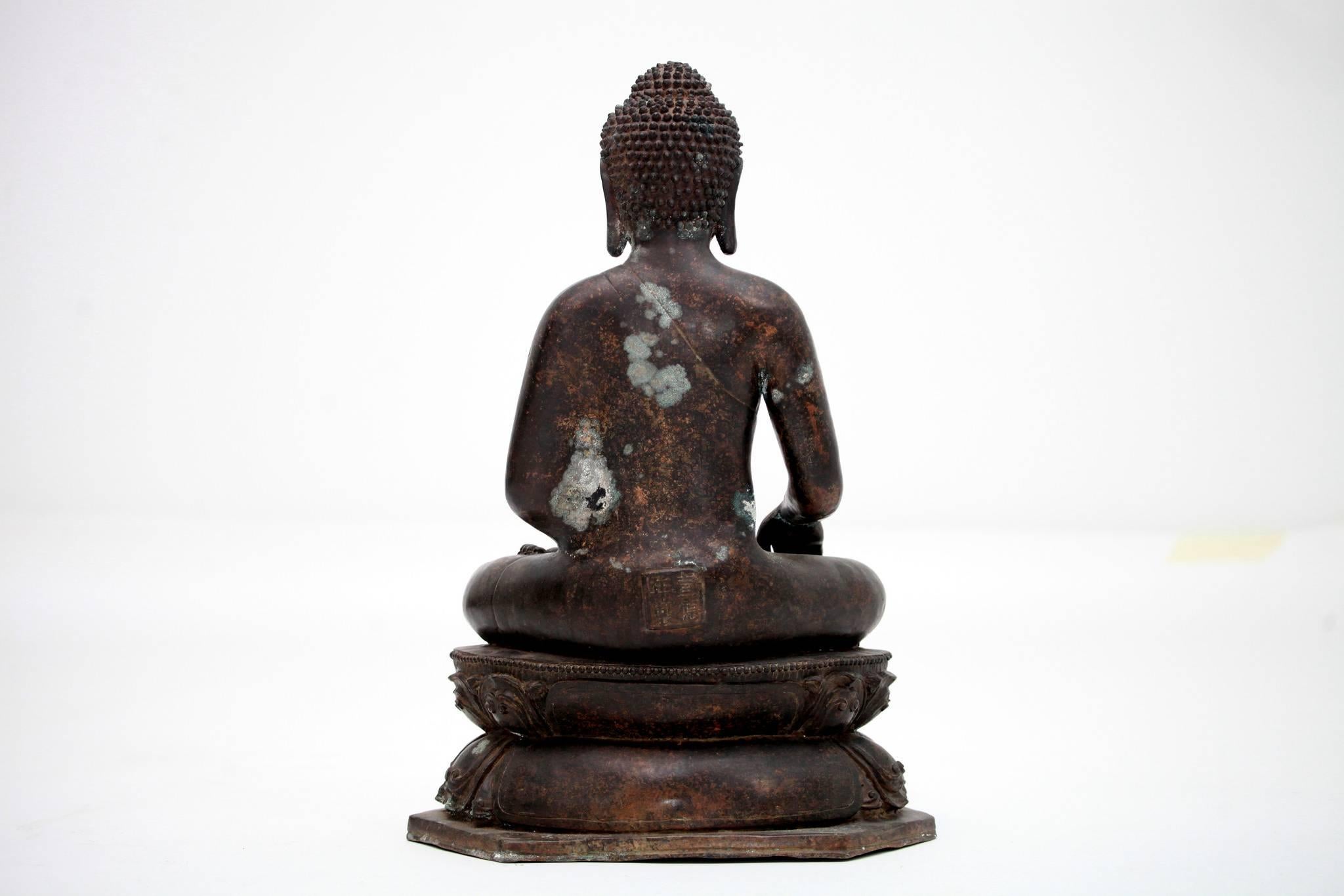 Chinese Bronze Buddha Sculpture