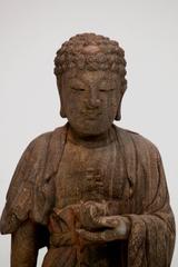 Qing Dynasty Carved Polychrome Buddha