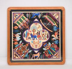 Framed Persepolis by Sophie Koechlin Hermès Scarf