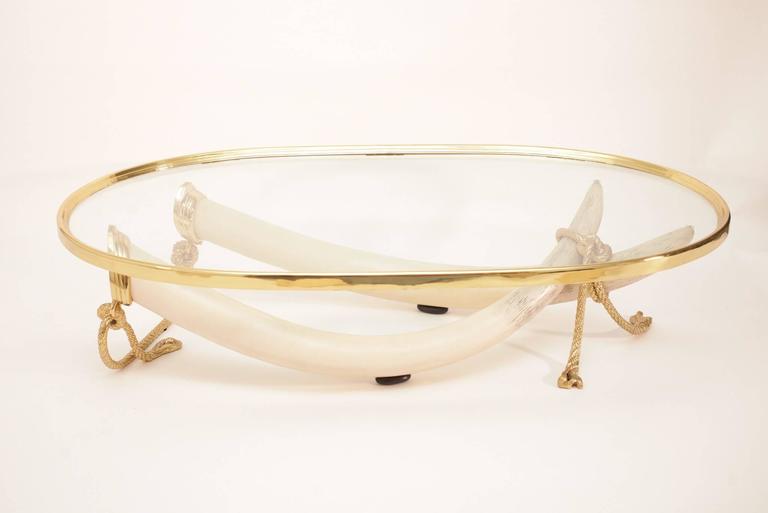italo valenti bronze faux elephant tusk table for sale at 1stdibs italo valenti bronze faux elephant tusk table for sale at 1stdibs