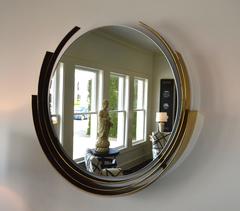 Curtis Jeré Brass Round Mirror