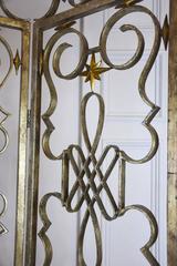 Gilbert Poillerat Style Wrought Iron Screen