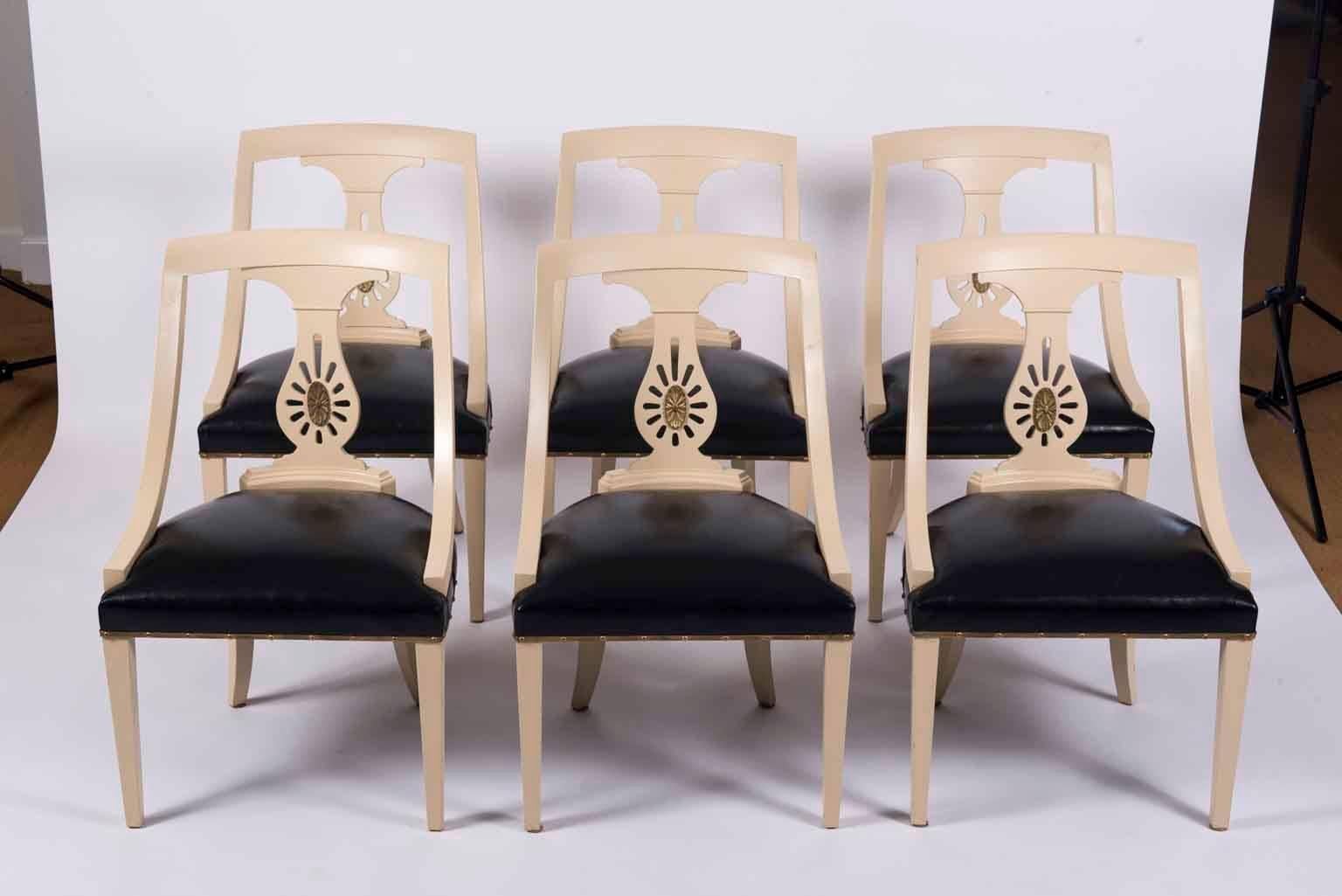 Set of Six Renzo Rutili Dining Chairs 2