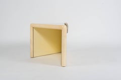 Pair of Mid-Century Modern Lacquered Faux Goatskin Tables