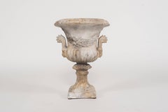 Pair of Antique Italian Neoclassical Style Terra Cotta Urns