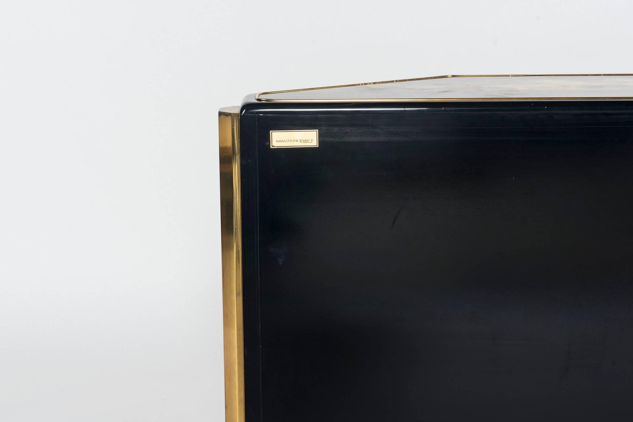 Etched Brass Mastercraft Cabinet by Bernhard Rohne 2