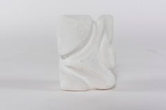 White Plaster Contemporary Sculpture