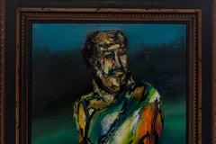 Figurative Oil Painting, Signed J. Flores