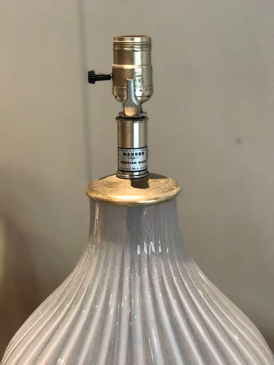 murano lamp vintage