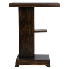 French, Art Deco Walnut Gueridon