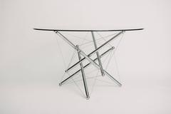 Dynamic "Tensegrity" 714 Dining Table Base by Theodore Waddell for Cassina