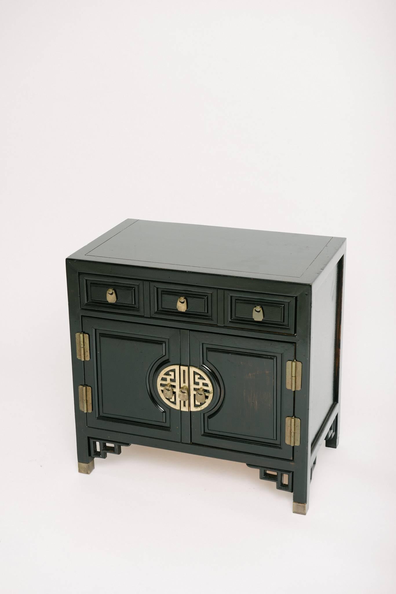 American Pair of Chinese Chippendale Cabinets