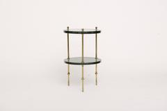 Pair of French Bronze and Marble Gueridons