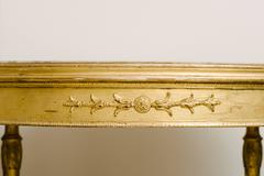 19th Century Italian Louis XVI Style Giltwood Center Table