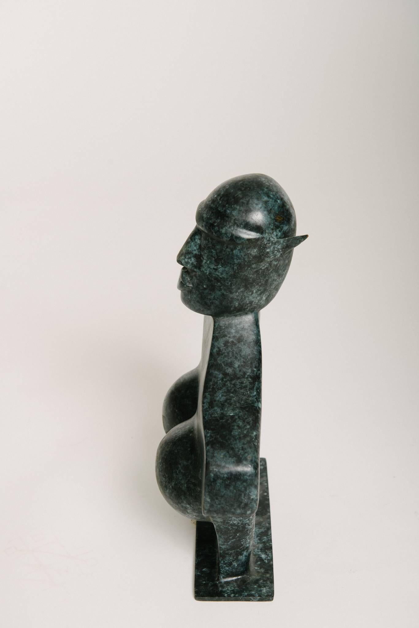 North American Femme Hermes Bronze Sculpture For Sale