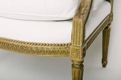 Pair of 19th Century Louis XVI Style Giltwood Fauteuils