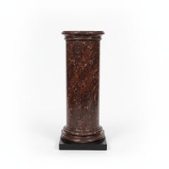 Pair 19th Century Scagliola Columns