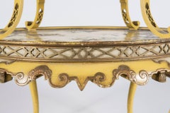 Two-Tiered Italian Chinese Chippendale Style Table