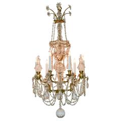 19th Century Northern Italian Crystal Chandelier
