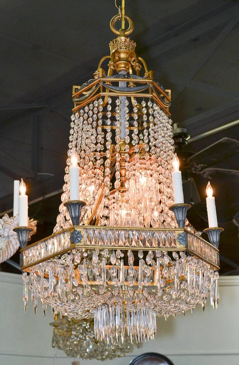 19th Century French Neoclassical Chandelier In Good Condition In Dallas, TX