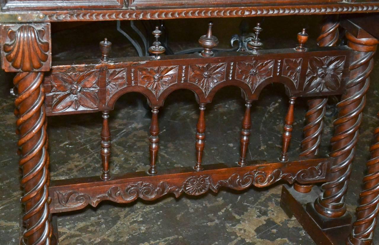 18th Century and Earlier 18th Century Spanish Carved Vargueno