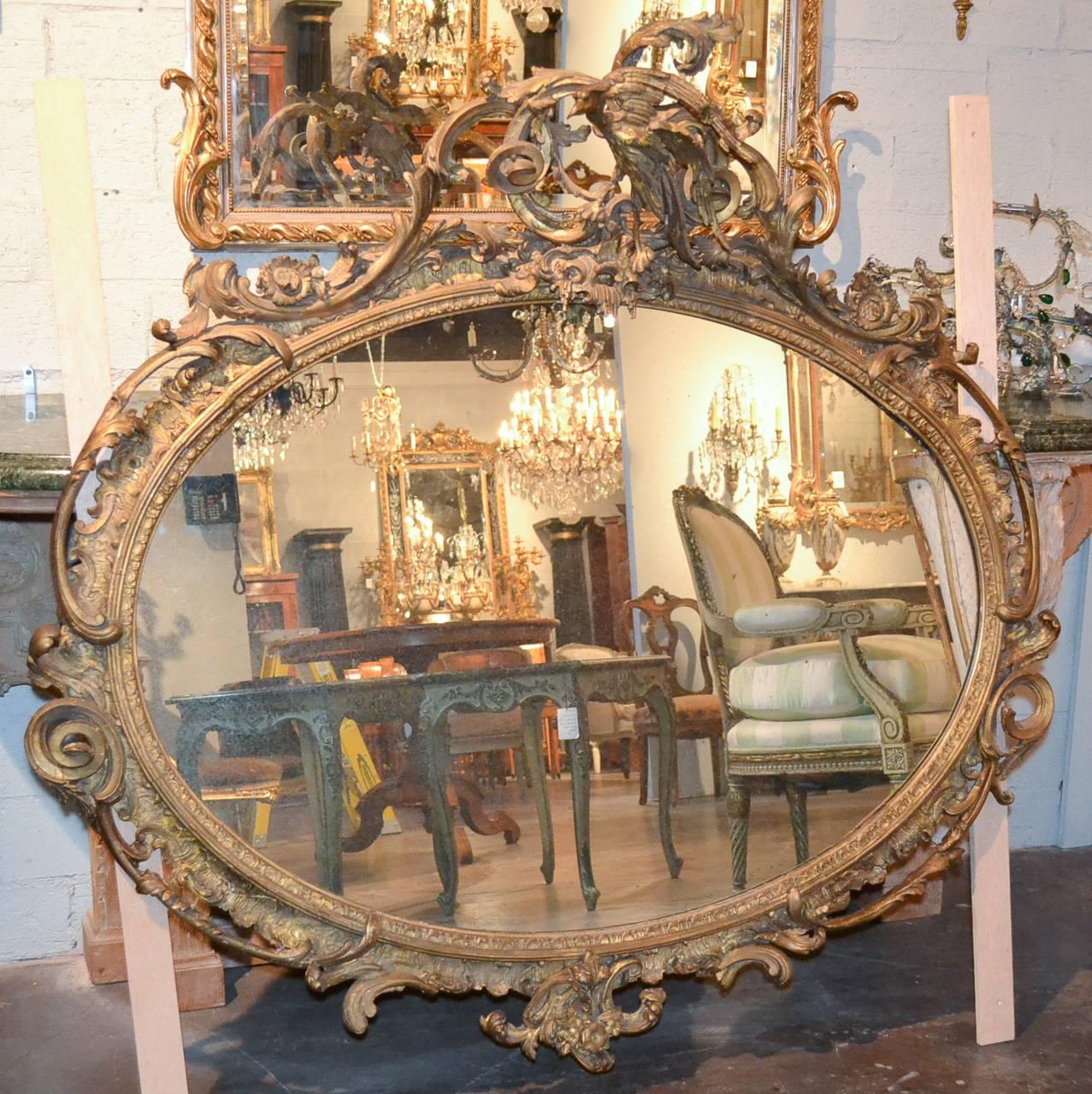 19th Century English Chippendale Mirror 2