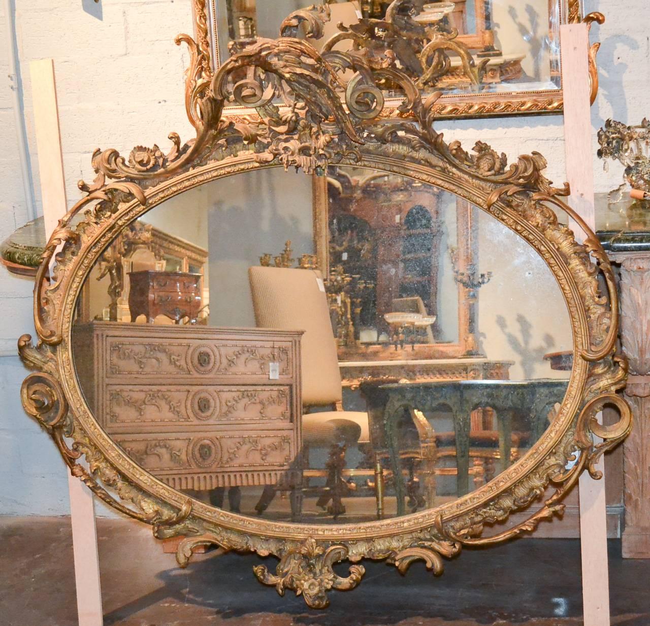 19th Century English Chippendale Mirror In Good Condition In Dallas, TX