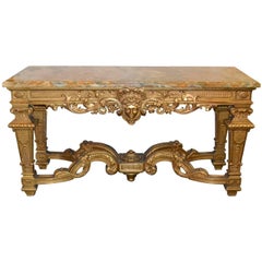Antique Fine 19th Century French Regence Style Console