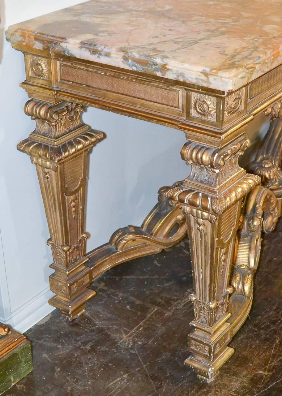 Fine 19th Century French Regence Style Console For Sale 3