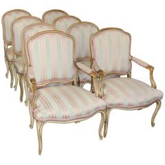 Set of 19th Century French Louis XV Dining Chairs