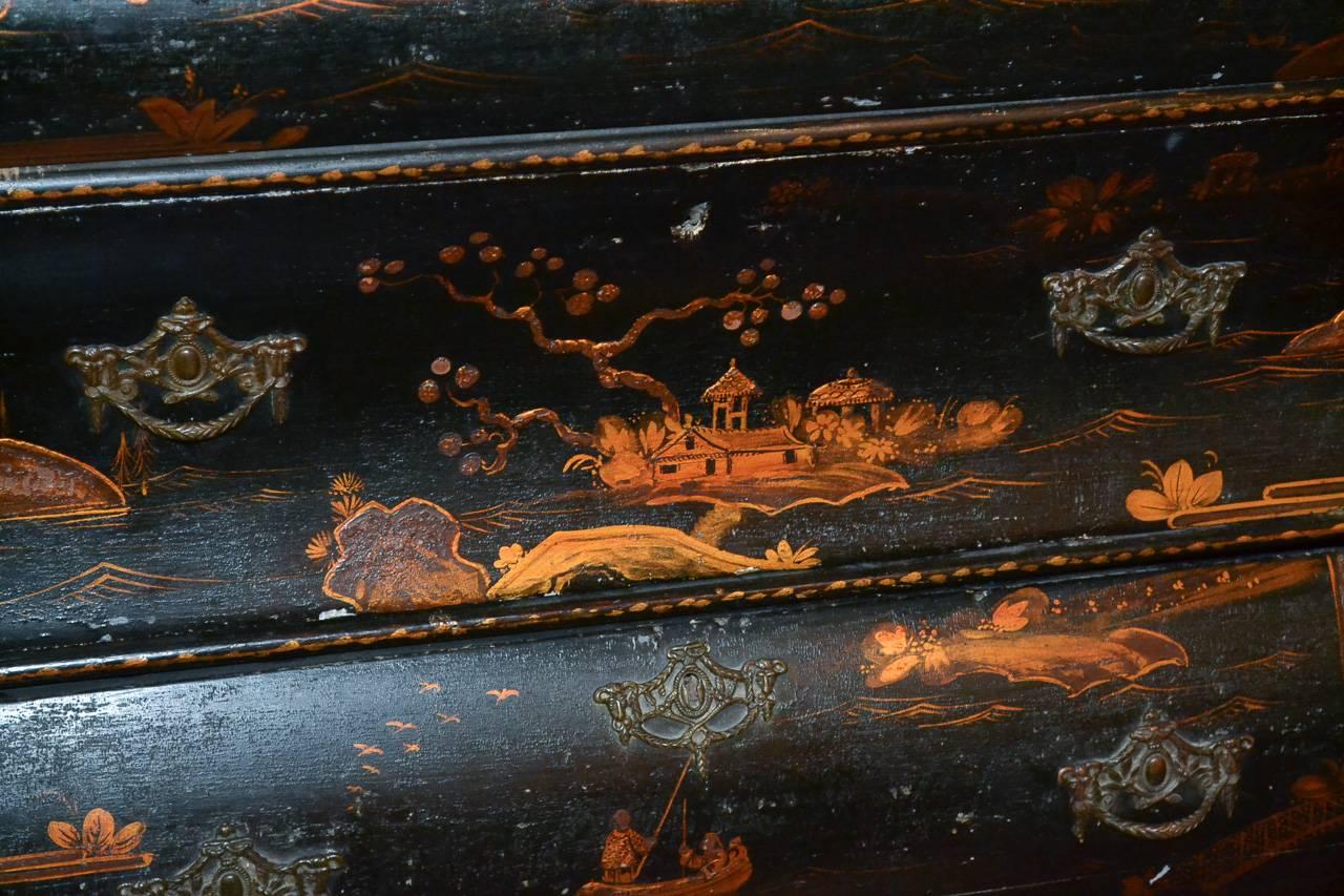 18th Century Dutch Chinoiserie Commode In Good Condition In Dallas, TX