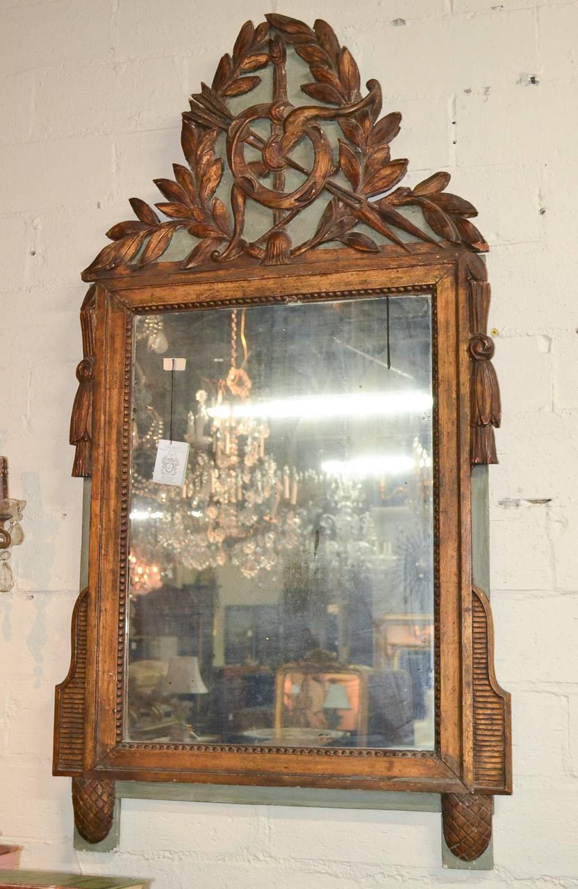 19th Century Italian Carved Mirror For Sale 2