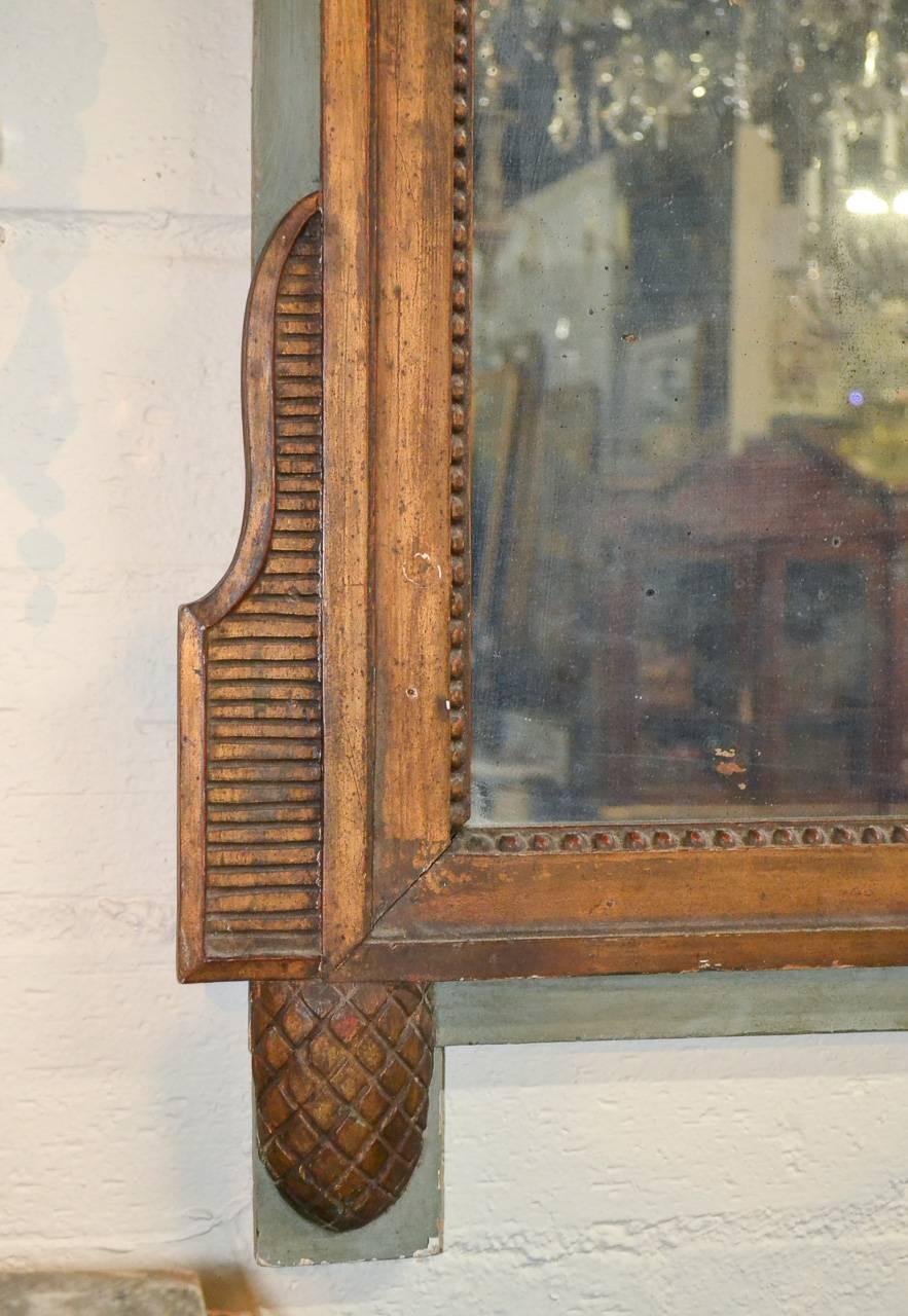 19th Century Italian Carved Mirror For Sale 1