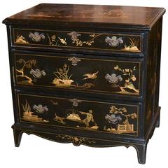 Antique 19th Century English Chinoiserie Chest