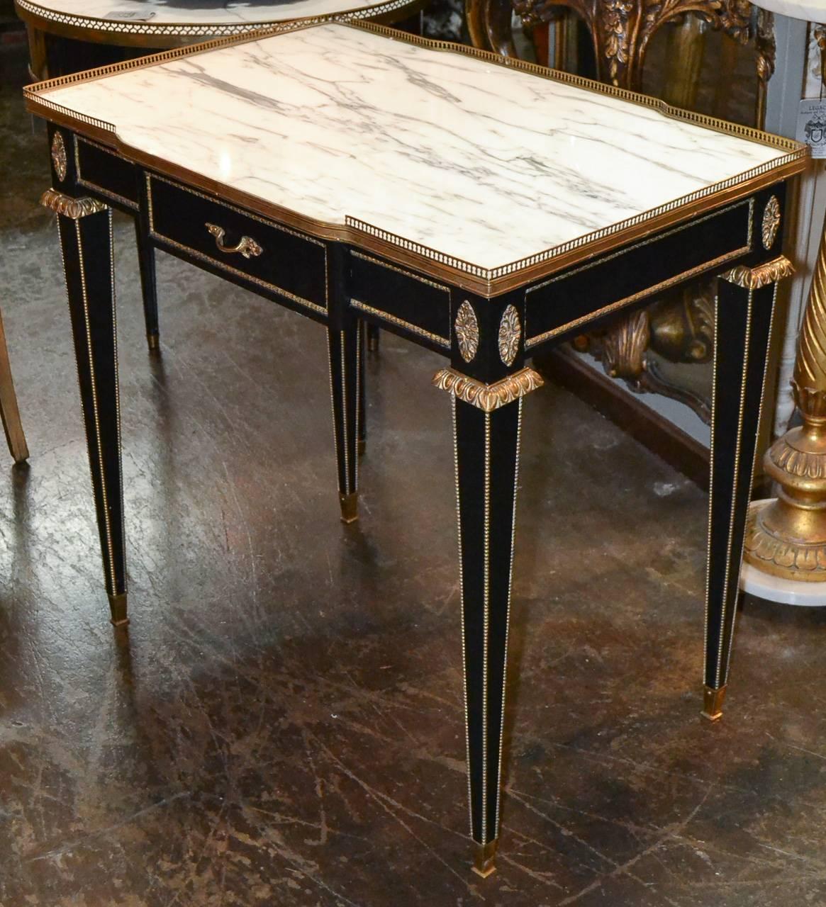 Mid-20th Century Fine Jansen Side Table