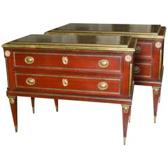 Excellent Pair of Baltic Neoclassical Commodes 6